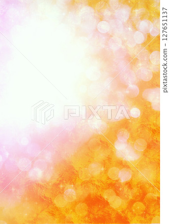 Orange bokeh background for banners, posters, Ad, events, celebration and various design works 127651137