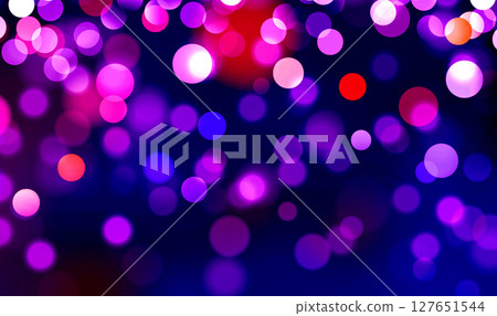 Purple bokeh background for banner, poster, Party, Anniversary, greetings, and various design works 127651544