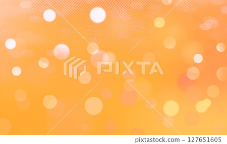 Orange bokeh background for banner, poster, Party, Anniversary, greetings, and various design works 127651605