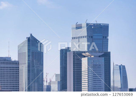 城市景觀，摩天大樓，圖像，東京千代田區 127653069