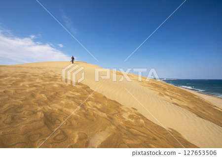 鳥取沙丘美好的風景 127653506