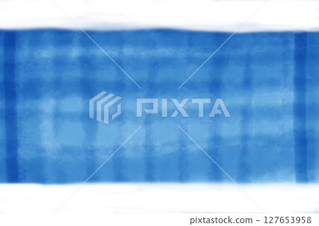 Stock Illustration: White frame and light blue vertical stripe gradation (mottled) 127653958