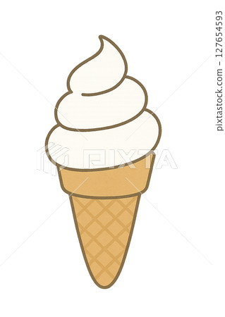 軟奶油的插圖 127654593