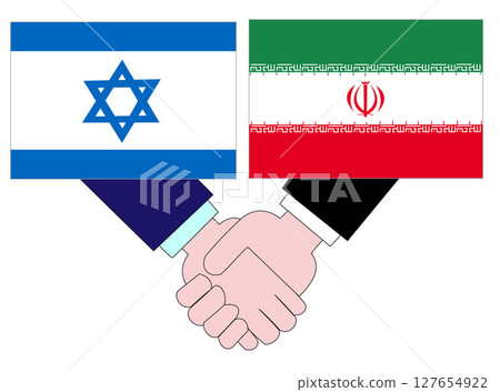 It represents the state of diplomacy between Israel and Iran. 127654922