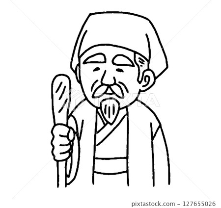 江戶時代活躍的封建領主的手繪插圖 127655026
