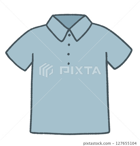 簡單的polo衫插圖 127655104