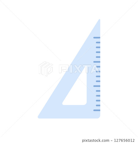文具_平面_三角板_等腰三角形 文具_平面_三角板_等腰三角形 127656012