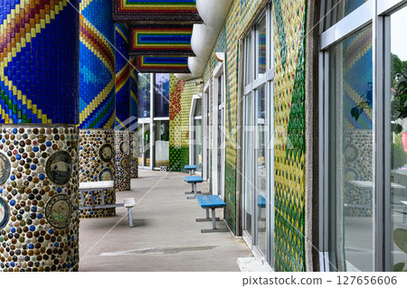 Colorful Buildings: Ryukyu Glass Village Colorful Buildings: Ryukyu Glass Village 127656606