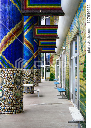 Colorful Buildings: Ryukyu Glass Village 127656611