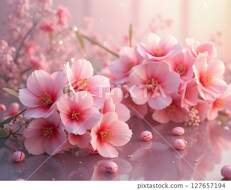Flower background photo 127657194