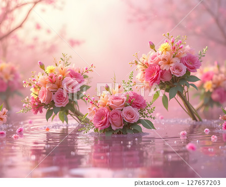 Flower background photo 127657203