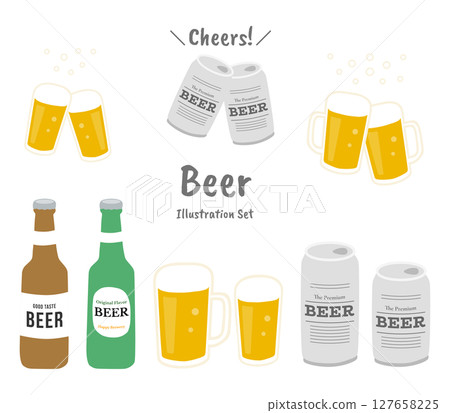 啤酒插圖集 啤酒插圖集 127658225