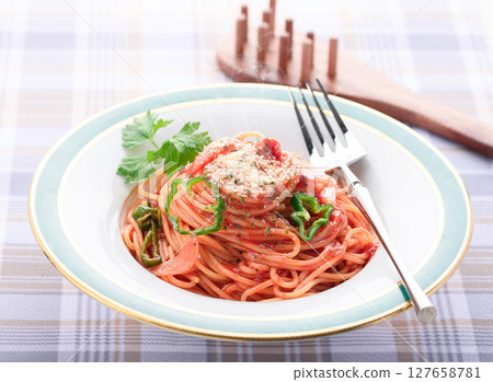 Neapolitan Spaghetti 127658781