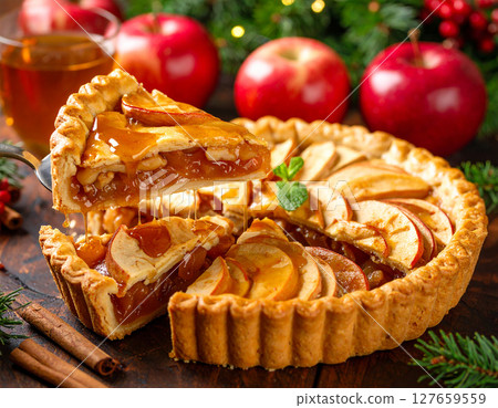 Apple pie, apple tart 127659559