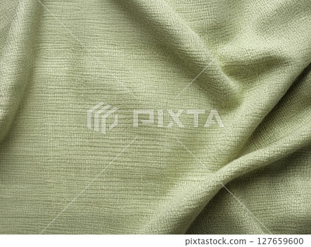 綠色褶皺布料 127659600