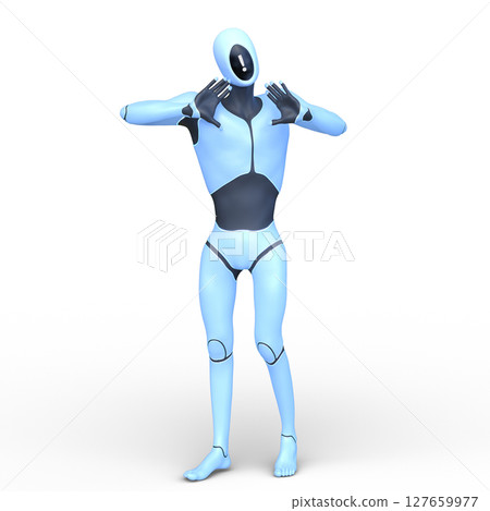 Male cyborg Male cyborg 127659977