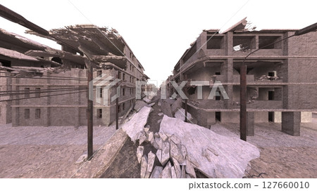 ruined city landscape 127660010