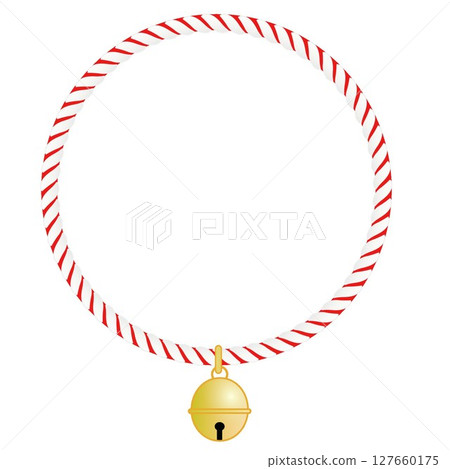 Illustration of a ring with bells 127660175