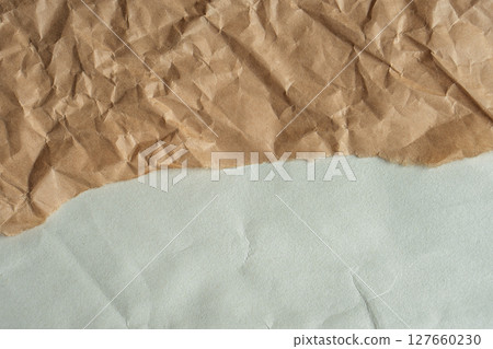 Rough textured beige paper | Background for crafts and packaging Beige Rough Paper Texture 127660230