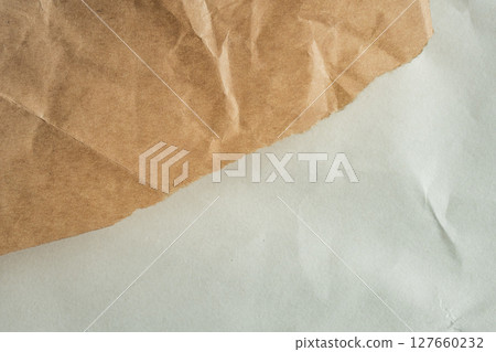 粗糙紋理米色紙 | 手工藝品和包裝的背景米色粗糙紙張紋理 127660232