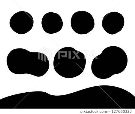 Very useful! Various round shapes for round shaped frames/clipping masks - Varius 127660323