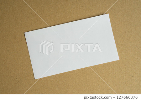 Ticket stub, white, plain 127660376