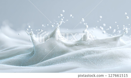Abstract waves on a white background Abstract waves on a white background 127661515