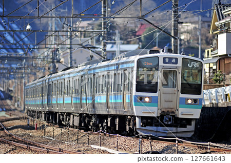 Chuo Main Line Uenohara JR East 211 series N605 formation (Nagano) Chuo Main Line Uenohara JR East 211 series N605 formation (Nagano) 127661643