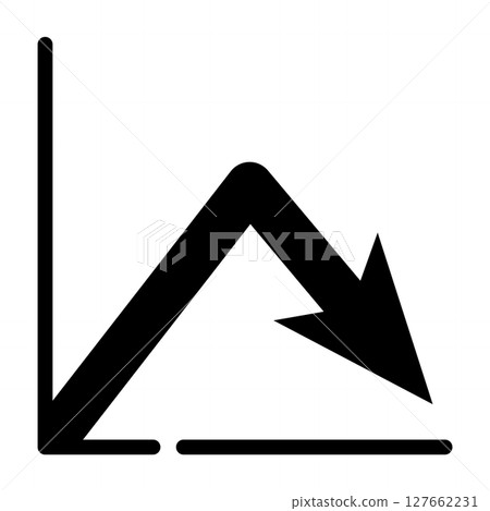 向下箭頭圖形圖示說明 向下箭頭圖形圖示說明 127662231