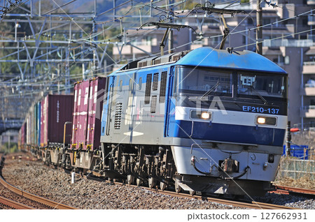 東海道本線、真鶴、JR貨運、EF210-107（吹田） 127662931