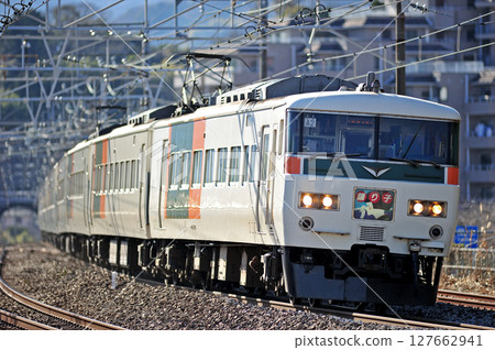Tokaido Line Manazuru JR East 185 series A2 train (Omiya) Odoriko 127662941