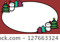 cute christmas frame 127663324