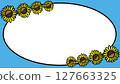 Sunflower background frame 127663325