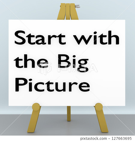 Start with the Big Picture concept 127663695