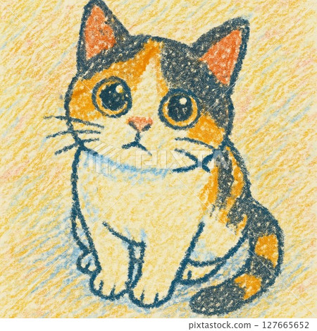 Sitting cat 127665652
