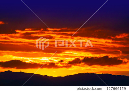sunrise sky and sun sunrise sky and sun 127666159