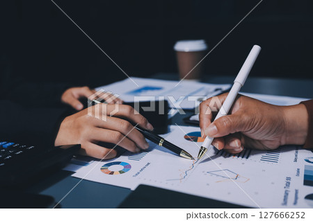 Business Documents, Auditor businesswoman checking searching document legal prepare paperwork or report for analysis TAX time,accountant Documents data contract partner deal in workplace office Business Documents, Auditor businesswoman checking searching document legal prepare paperwork or report for analysis TAX time,accountant Documents data contract partner deal in workplace office 127666252