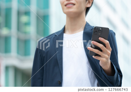 男士，休閒商務，智慧型手機，手 127666743