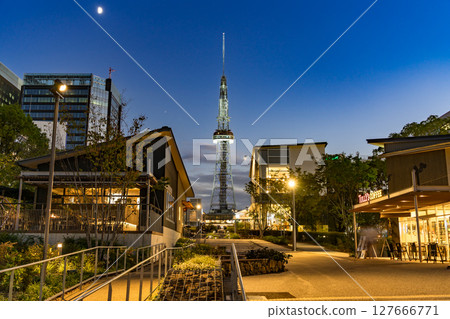 Nagoya Sakae Hisaya Odori Park Layered Hisaya Odori Park Chubu Electric Power MIRAI TOWER 夜景 127666771