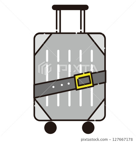 Grey suitcase Grey suitcase 127667178