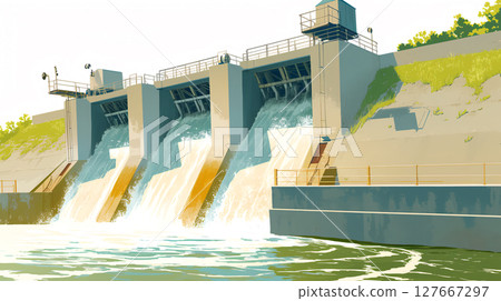 景觀與大壩 127667297