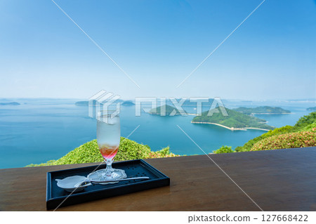 The view from the cafe at the top of Mt. Shiude 127668422