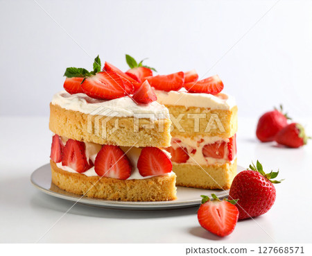 Strawberry shortcake 127668571