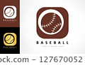 Baseball logo vector. Sport design	 127670052