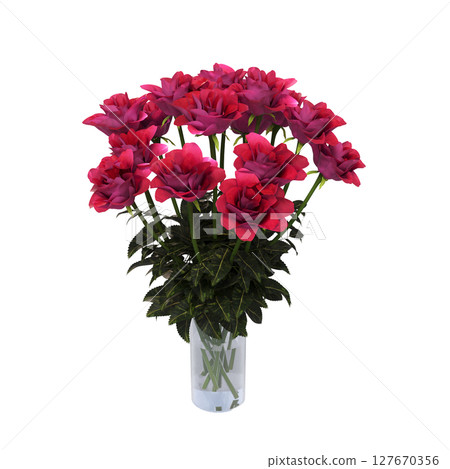 decorative flowers and plants for the interior, isolated on transparent background, 3D illustration, cg render decorative flowers and plants for the interior, isolated on transparent background, 3D illustration, cg render 127670356