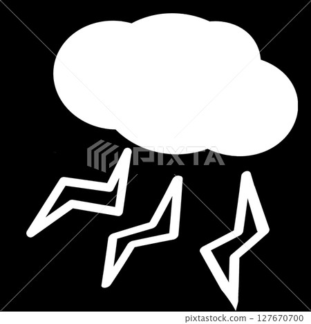 閃電圖示 閃電圖示 127670700