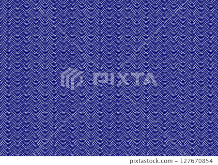 Shark pattern background wallpaper material illustration 127670854