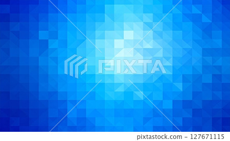 Blue geometric mosaic tile pattern with abstract light pixels and seamless square grid for digital web backdrop design Blue geometric mosaic tile pattern with abstract light pixels and seamless square grid for digital web backdrop design 127671115