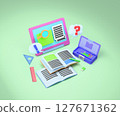 學習平板電腦插圖 127671362