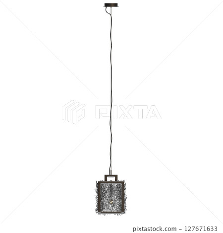 chandelier on the ceiling isolated on transparent background, hanging lamp, pendant light, 3D illustration, cg render chandelier on the ceiling isolated on transparent background, hanging lamp, pendant light, 3D illustration, cg render 127671633